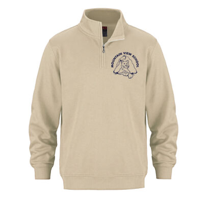 YOUTH - 1/4 Zip Sweatshirt **Embroidered Logo** Thumbnail