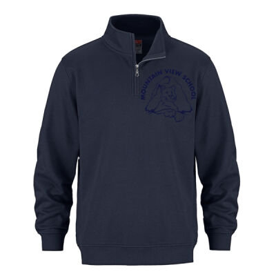 Adult - Adult 1/4 Zip Pullover Sweatshirt **Embroidered Logo** Thumbnail