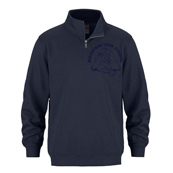 Adult - Adult 1/4 Zip Pullover Sweatshirt **Embroidered Logo** Thumbnail
